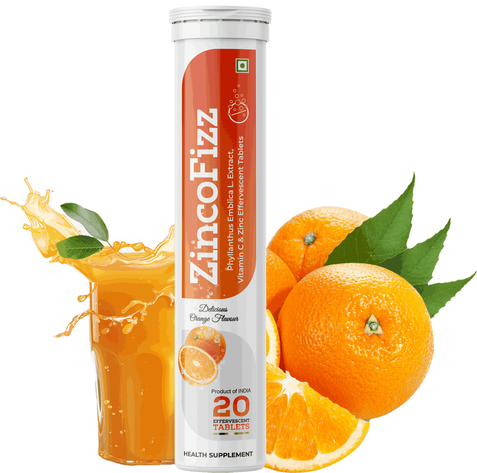 ZincoFizz - Vitamin C & Zinc Effervescent Tablets